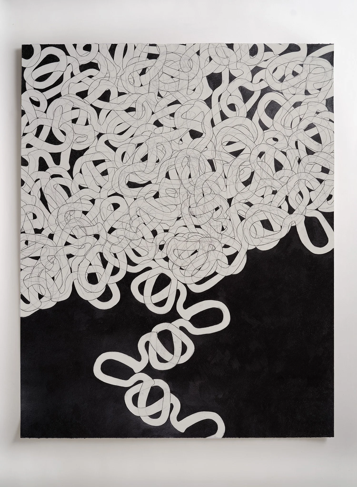 LEVITY / GRAVITY 2  2025 graphite on watercolour paper 152cm x 122cm  photo: Article Studio