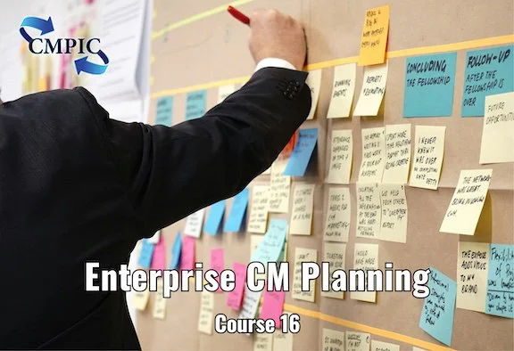 CMPIC Training - Course 16: Enterprise Configuration Management Planning certification