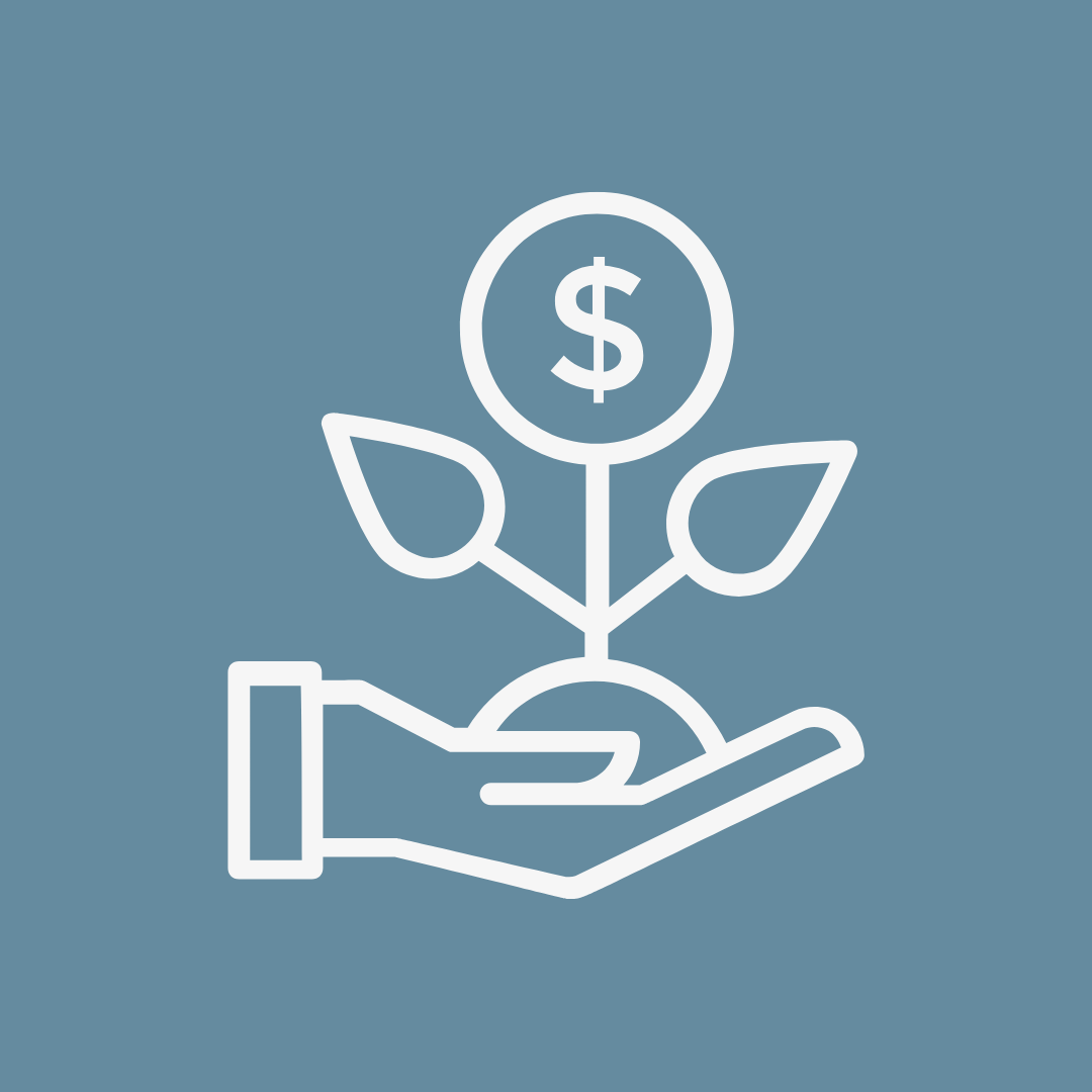 supporting growth icon