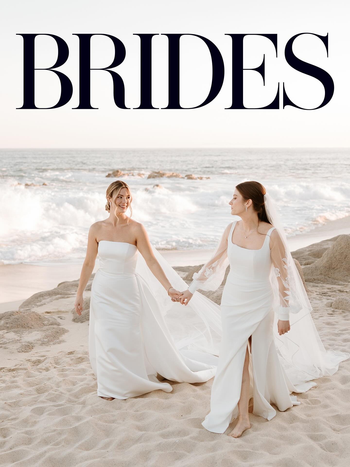 Ellie &amp; Lori were featured on @brides - this is HUGE! Check out the link in my bio to see more!

Wedding Pros:

* Planning + Design: @imaginethisweddings
* Photography: @christianreyesphoto
* Videography: @victorgreenfilms
* Content Creation: @th