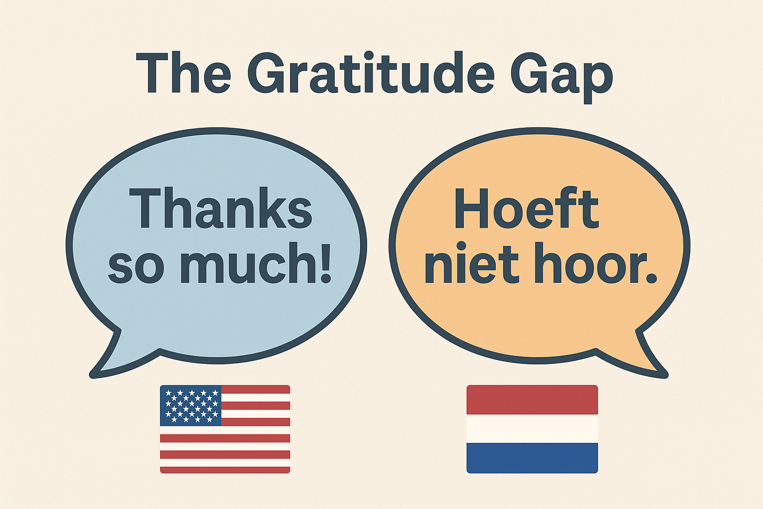 The Gratitude Gap: Why “Thanks” May Mean More in the U.S.