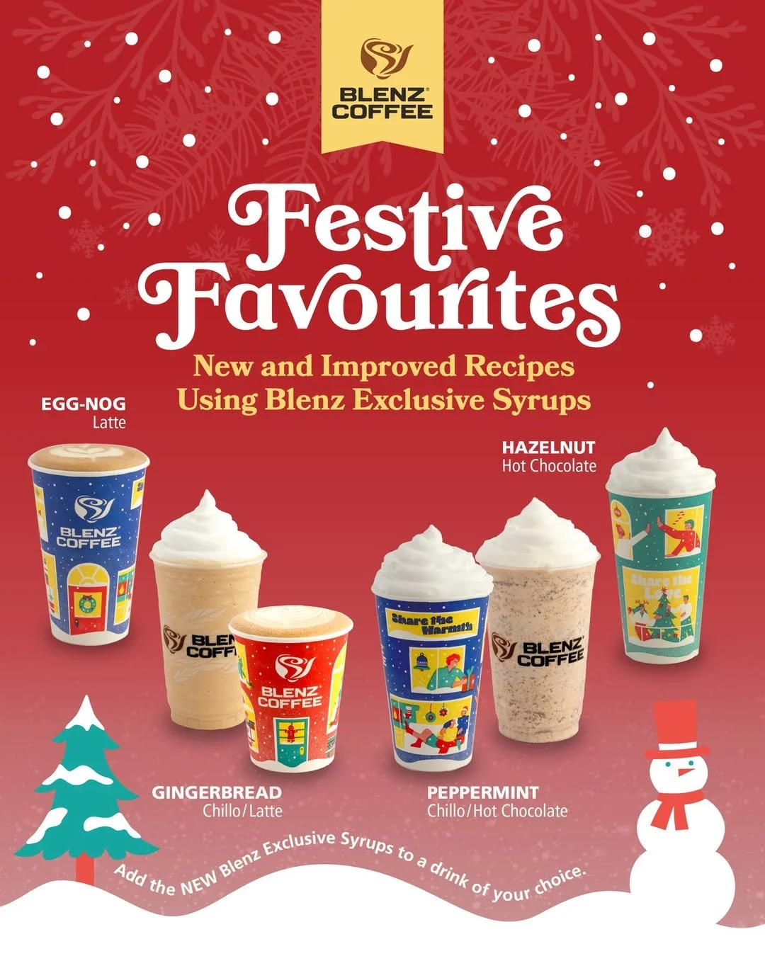 Have you tried @blenzcoffee&rsquo;s Holiday Limited Drinks yet? ✨

This season, warm up with their Black Forest Hot Chocolate or the cozy Chai-Nog Latte. And if you&rsquo;re feeling adventurous, their Gingerbread and Peppermint Hot Chocolates are the