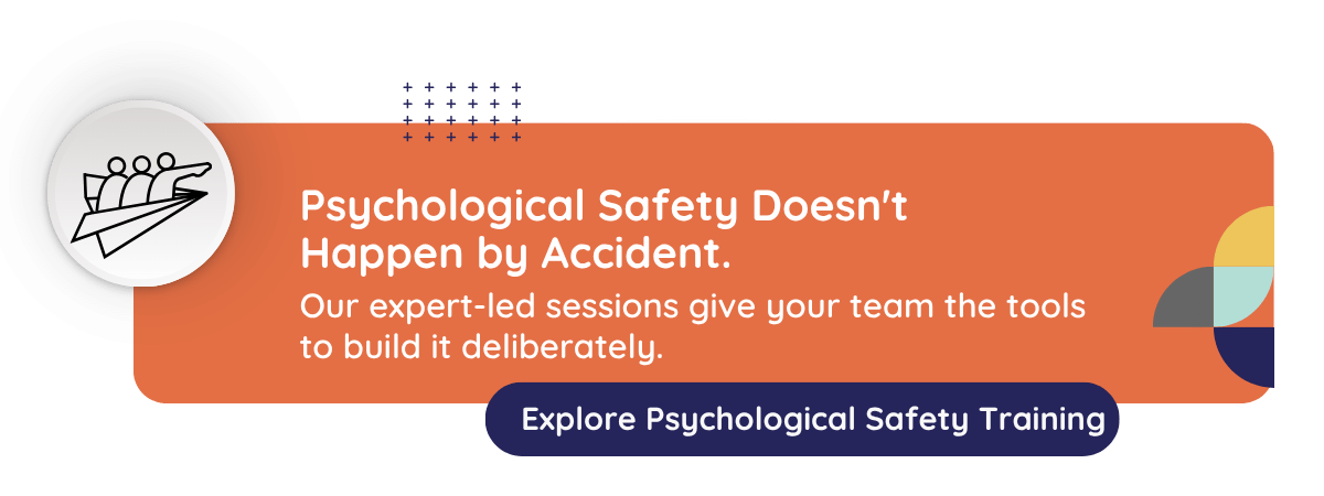 Graphic that speaks to CultureAlly's Psychological Safety Training