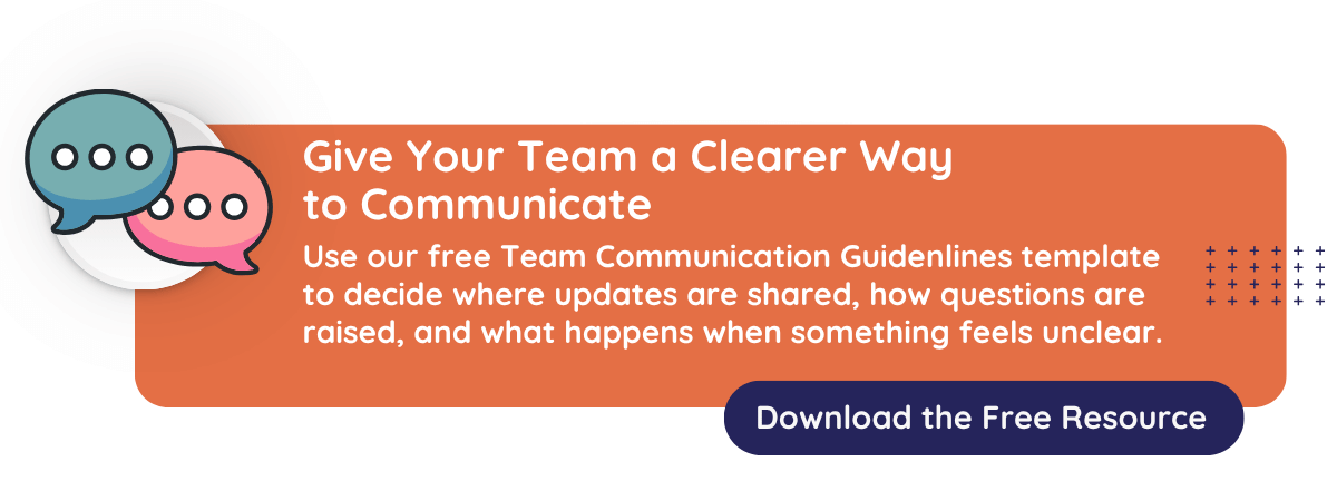Speaks to CultureAlly Free Resource: Team Communication Guidelines Template