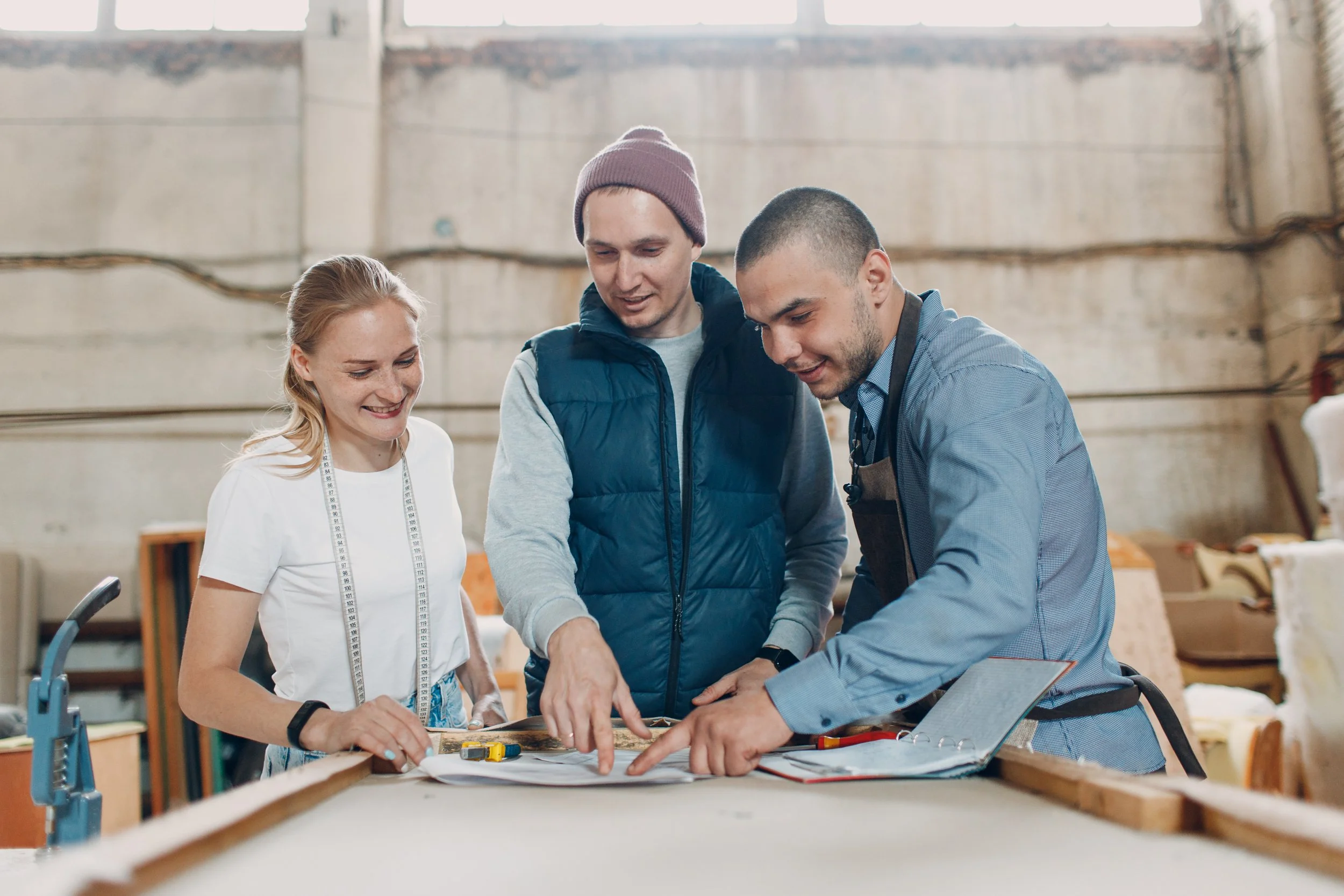 Team working together