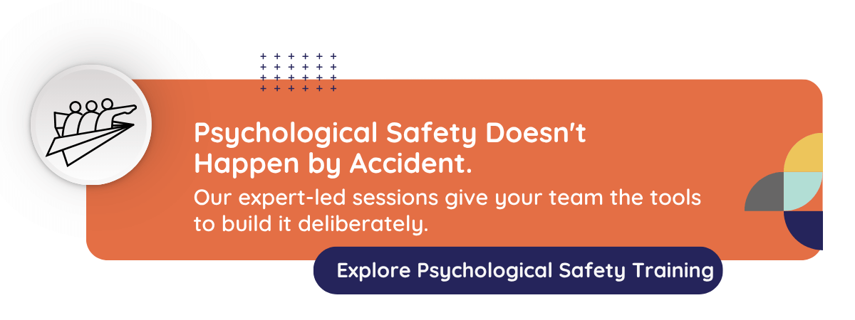 Graphic that speaks to CultureAlly's Psychological Safety Training