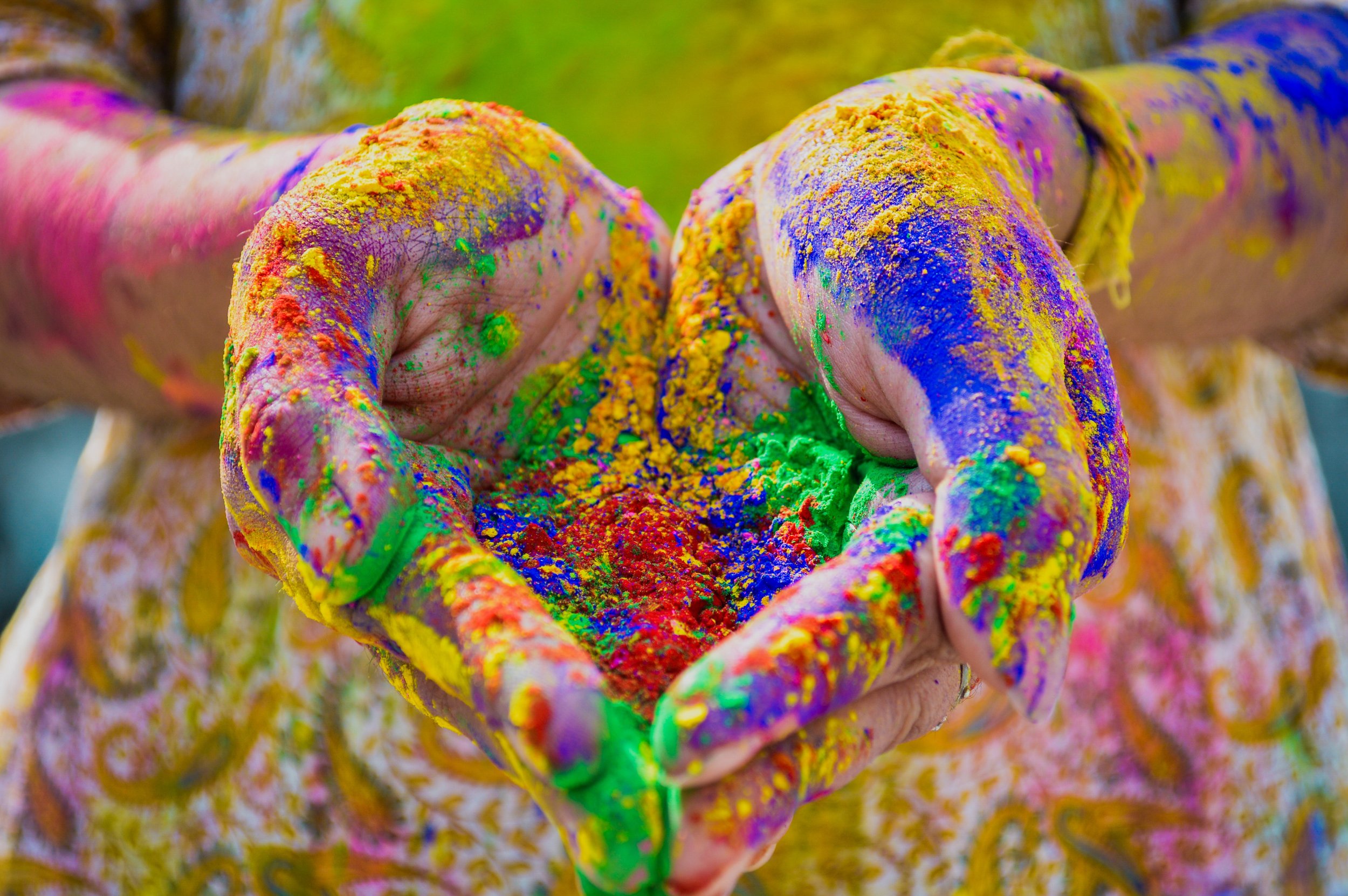 Amazing color at the Hindu festival of Holi