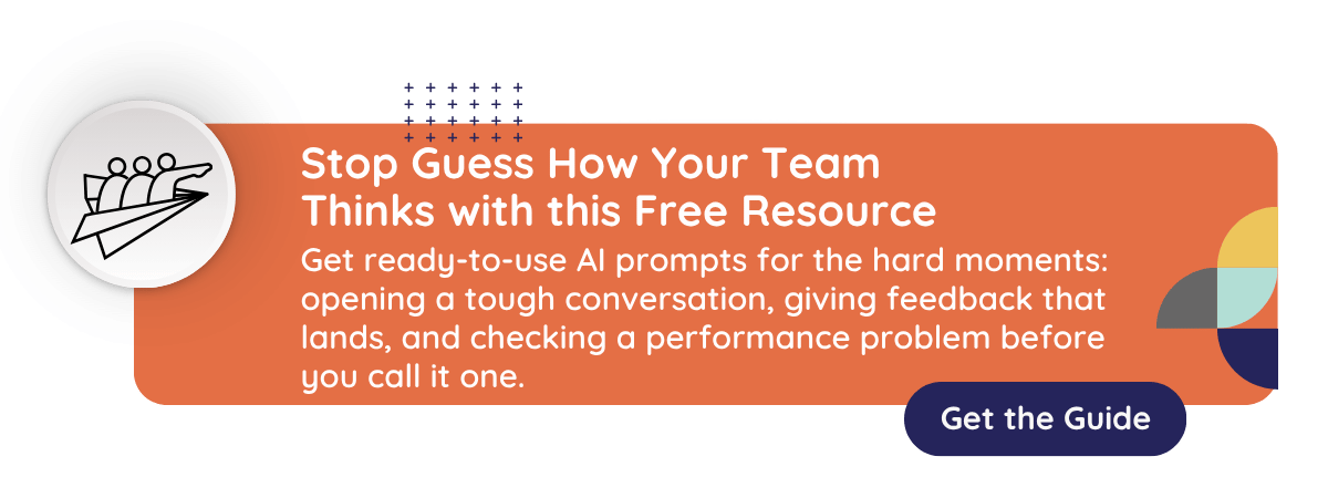 A graphic that speaks to CultureAlly's free AI prompt guide that helps manager's navigate diverse thinking styles