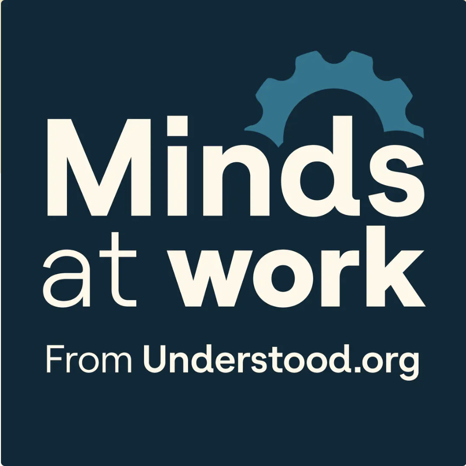 Podcast cover for minds at work