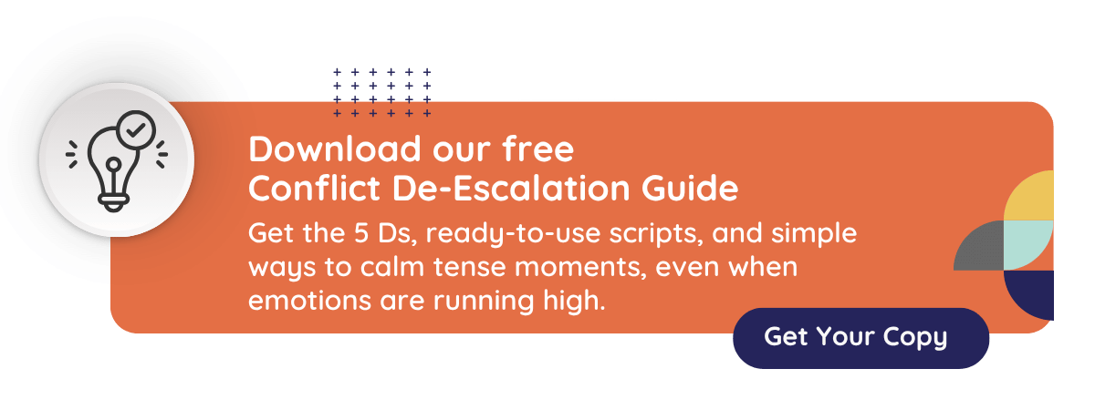 Image reflecting CultureAlly's Free Conflict De-Escalation Guide