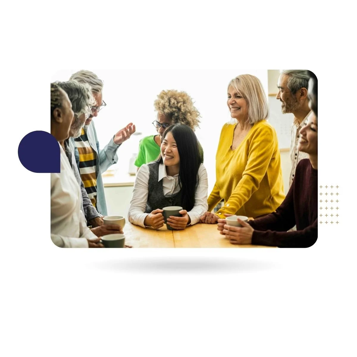 Team in conversation