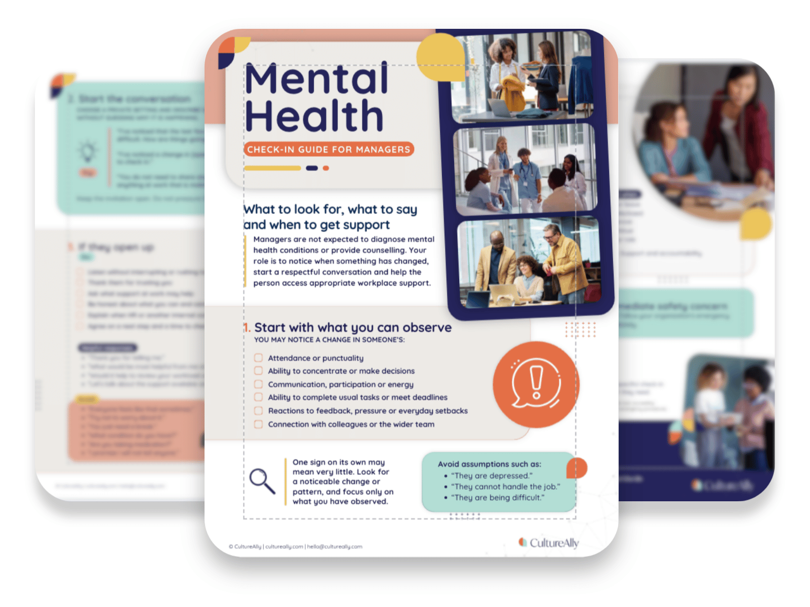 Image of the CultureAlly Mental Health Awareness Guide for Managers