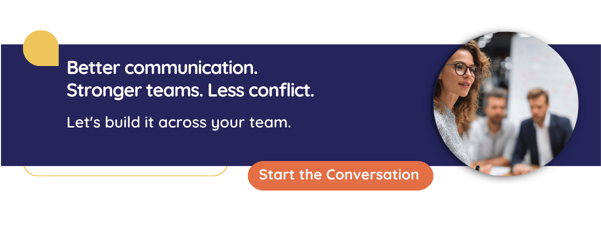 Graphic that talks to how CultureAlly can help you strengthen communication, for stronger teams, less conflict