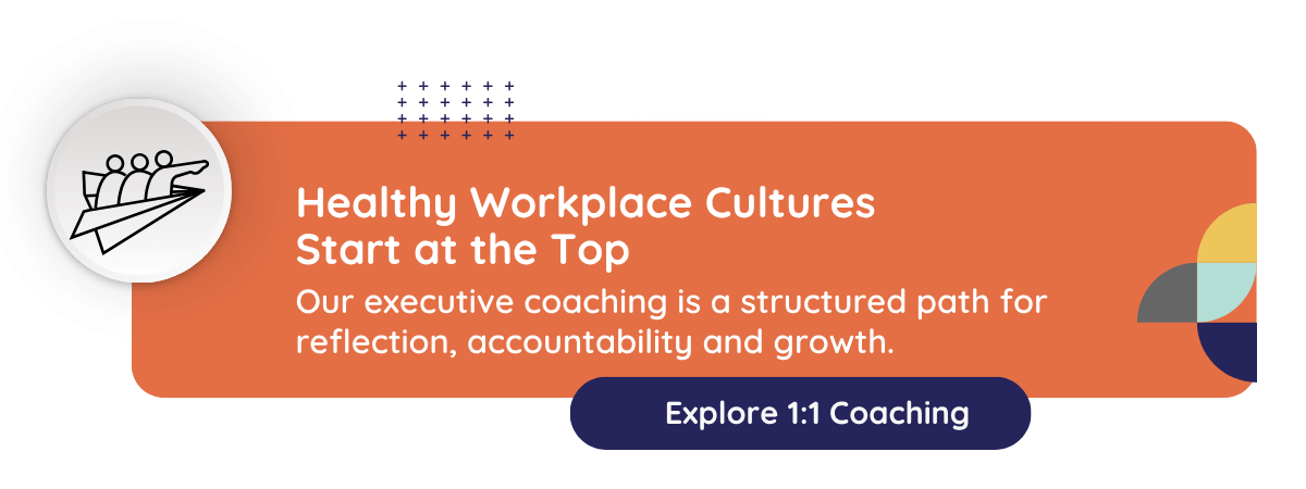 Graphic highlight CultureAlly Executive 1:1 Coaching