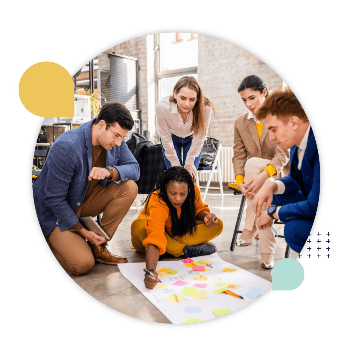 Team working together