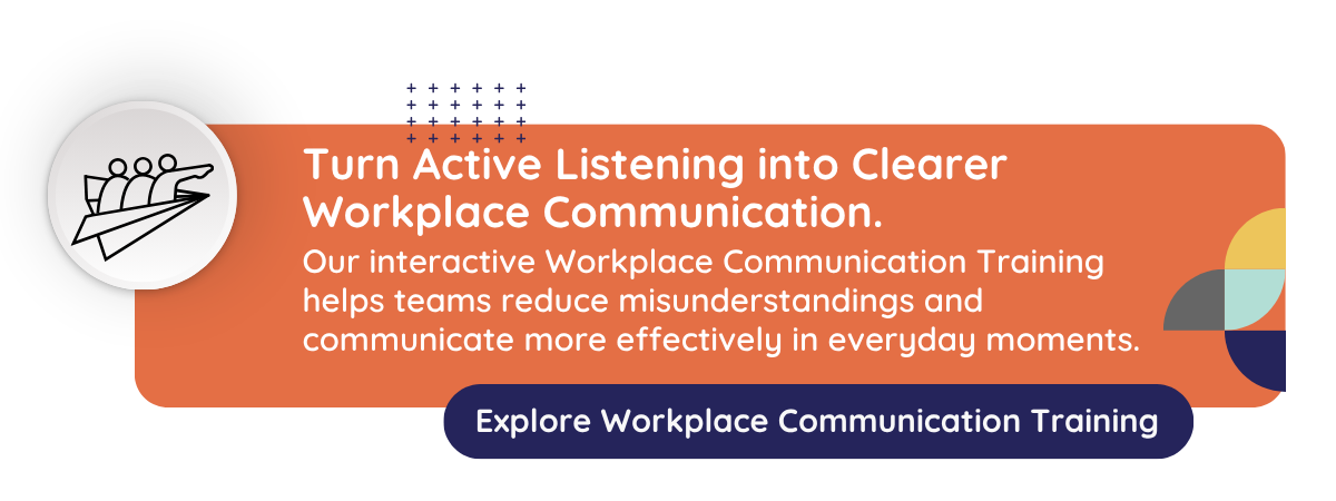 Graphic that speaks to CultureAlly's Workplace Communication Training