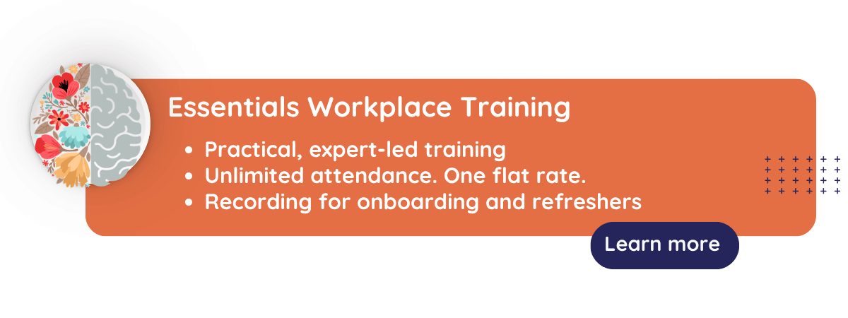 Graphic speaks to CultureAlly's line up of practical, expert led training