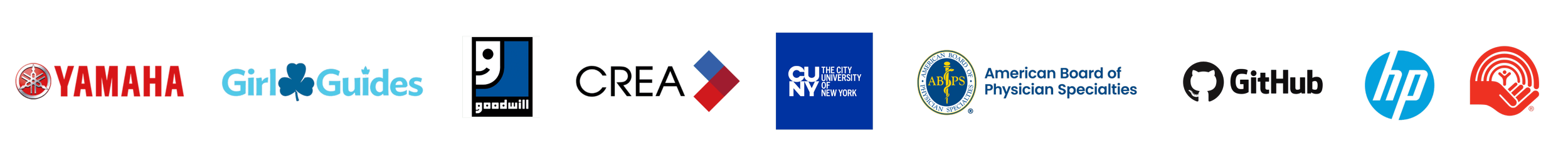 Logo line up of CultureAlly partners