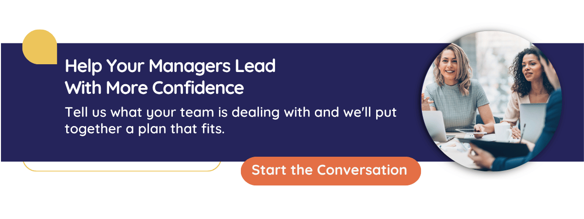 Speaks to how CultureAlly can help you build your manager's confidence