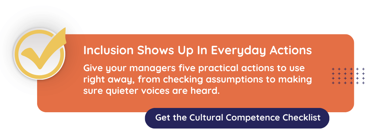 Graphic speaks to free Cultural Competence checklist