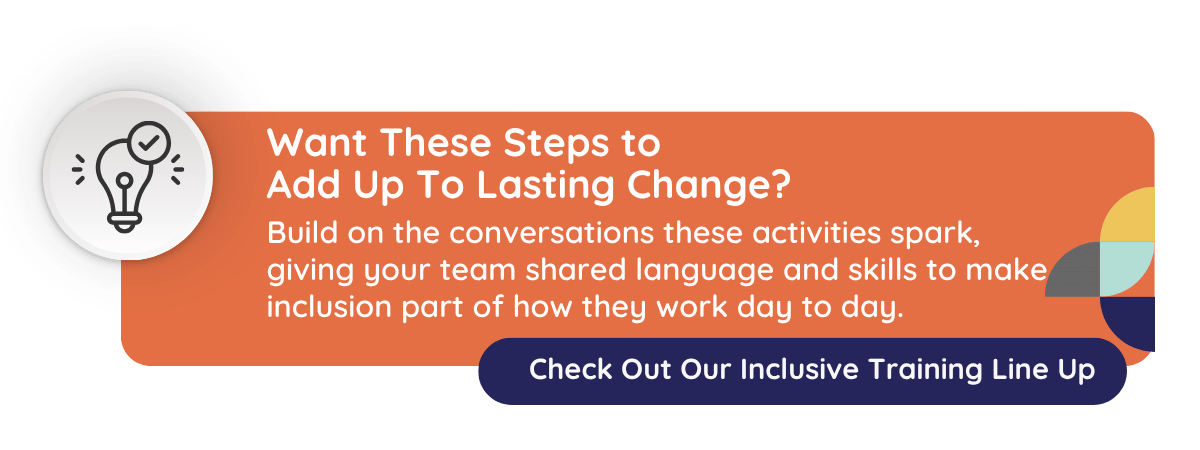 Graphic speaks to the benefit of CultureAlly inclusive workplace training
