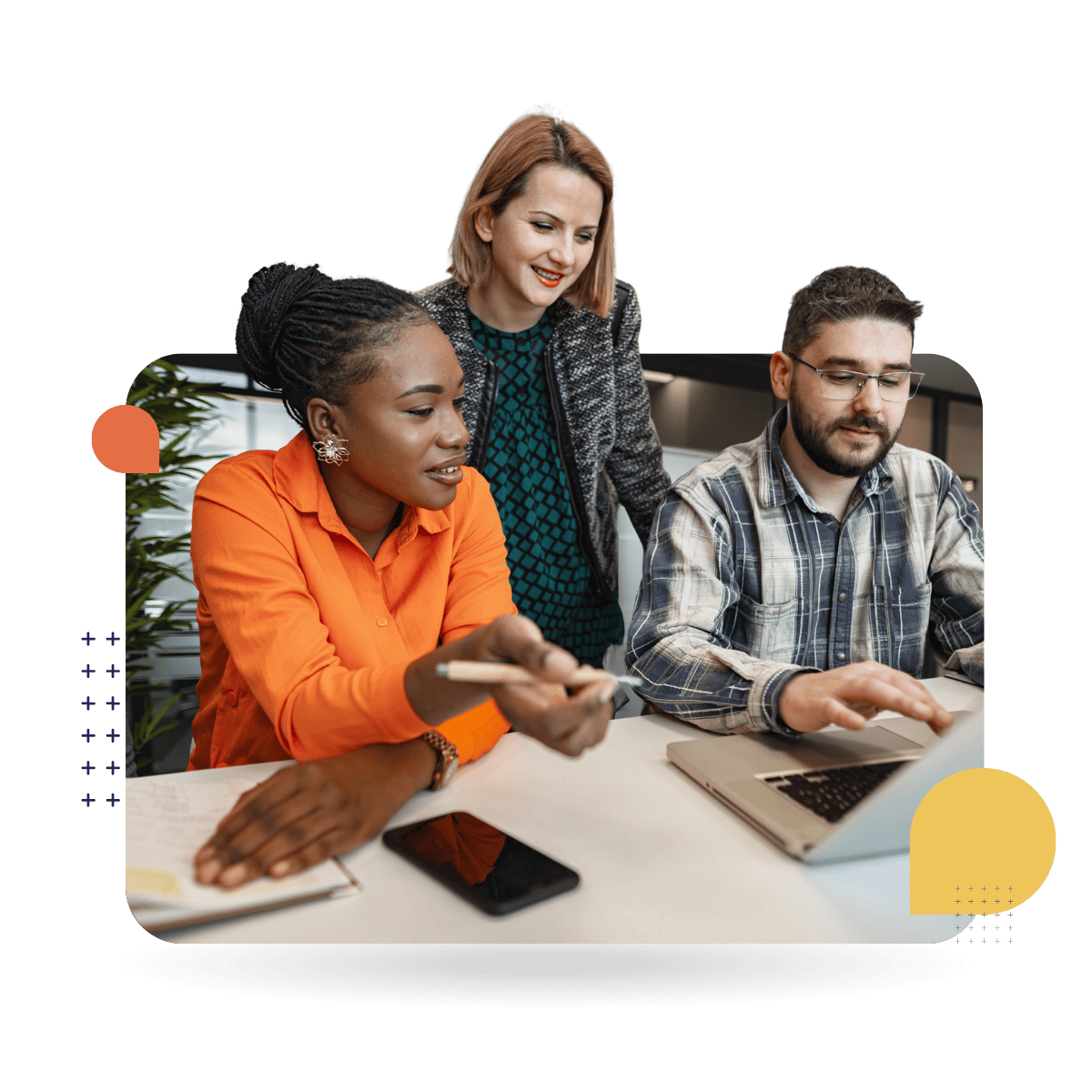 Team working together