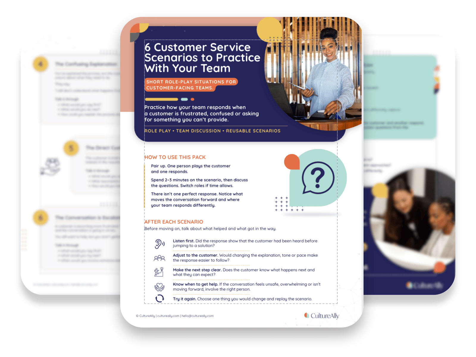 Image of the Customer Service Scenarios resource