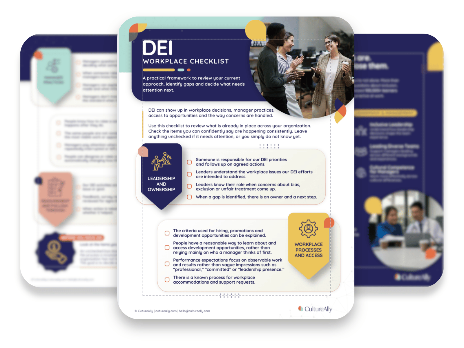 Image of CultureAlly free resource: DEI Workplace Checklist