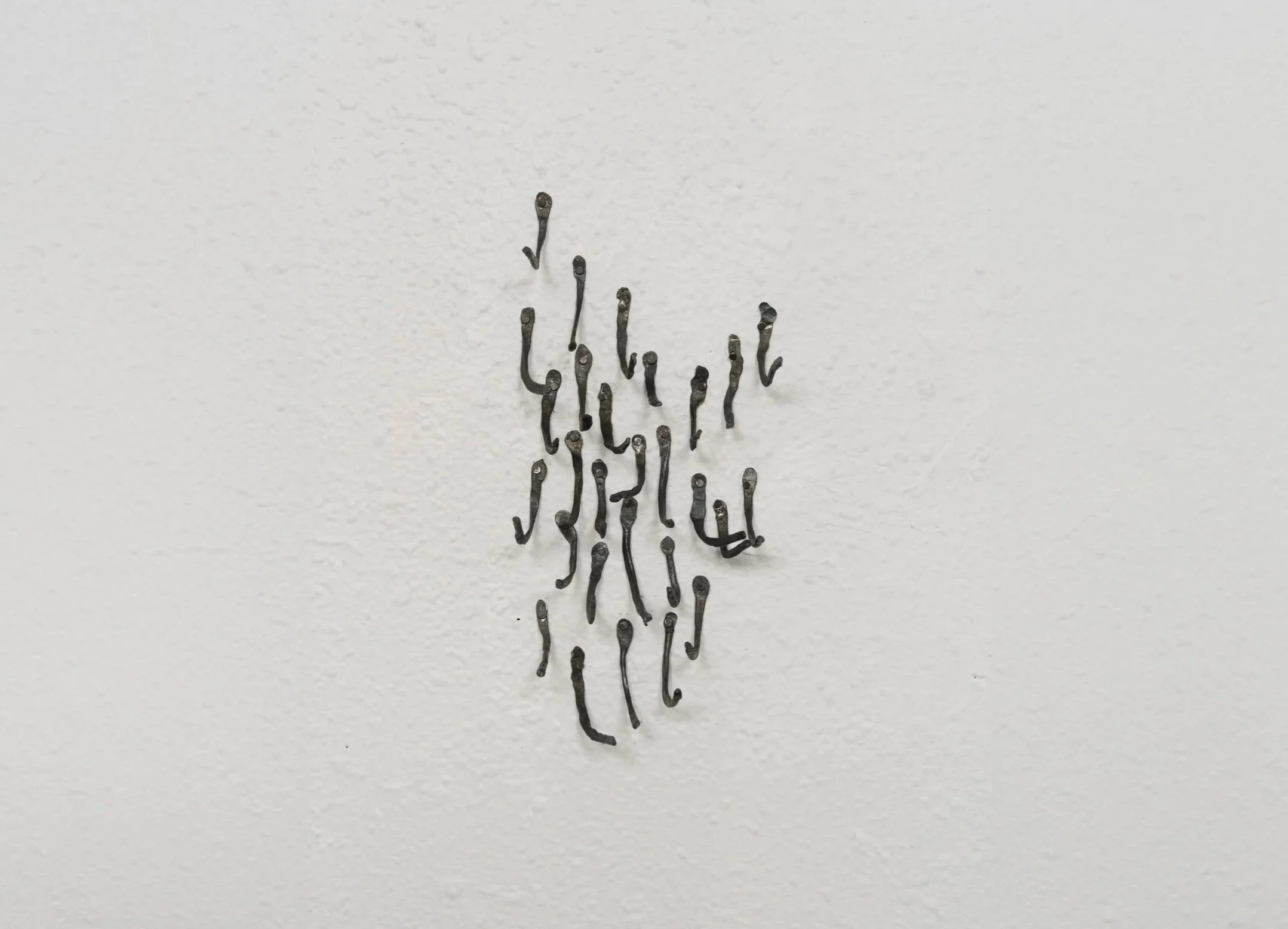 Untitled 
steel, trim nails  
6” x 1.5” x 10”
