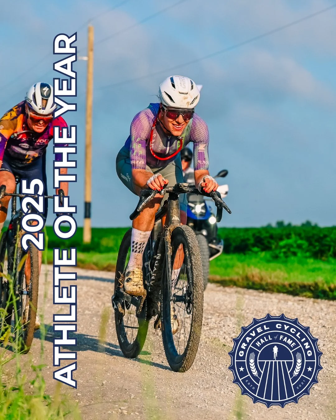 2025 Gravel Cycling Hall of Fame Athlete of the Year: Rosa Kl&ouml;ser @rosaklsr⁠
⁠
The Gravel Cycling Hall of Fame Athlete of the Year award honors an exceptional single year of impact from the previous calendar year. This award recognizes more than