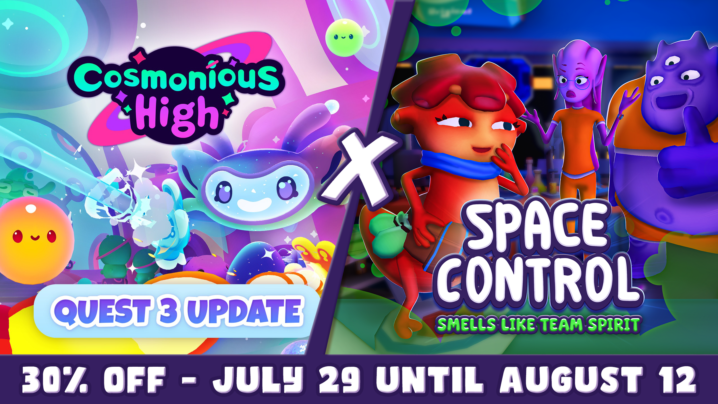 School's Out. Space Is In | Cosmonious High and Space Control Bundle Available Now!