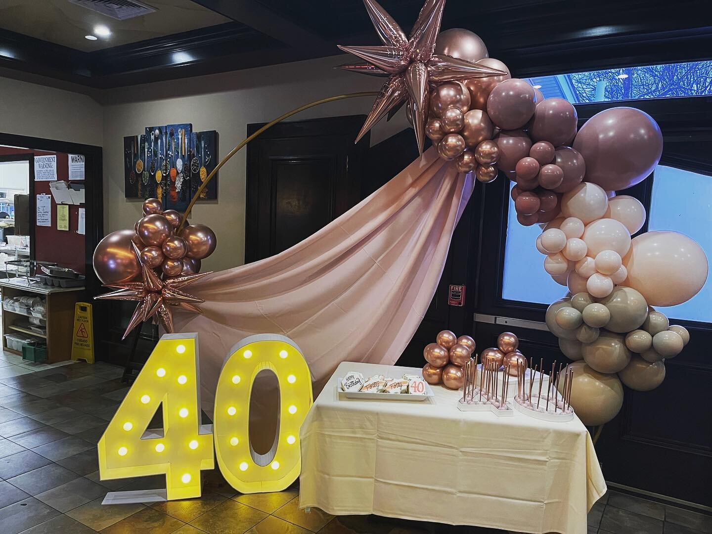 A Beautiful 40th Birthday Celebration!

#happybirthday #birthday #40thbirthday #party #decor #decorations #balloons #balloongarland #simple #pink #heart2table 

Deserts : @sweetsbygb215
Favors: @jarworthy