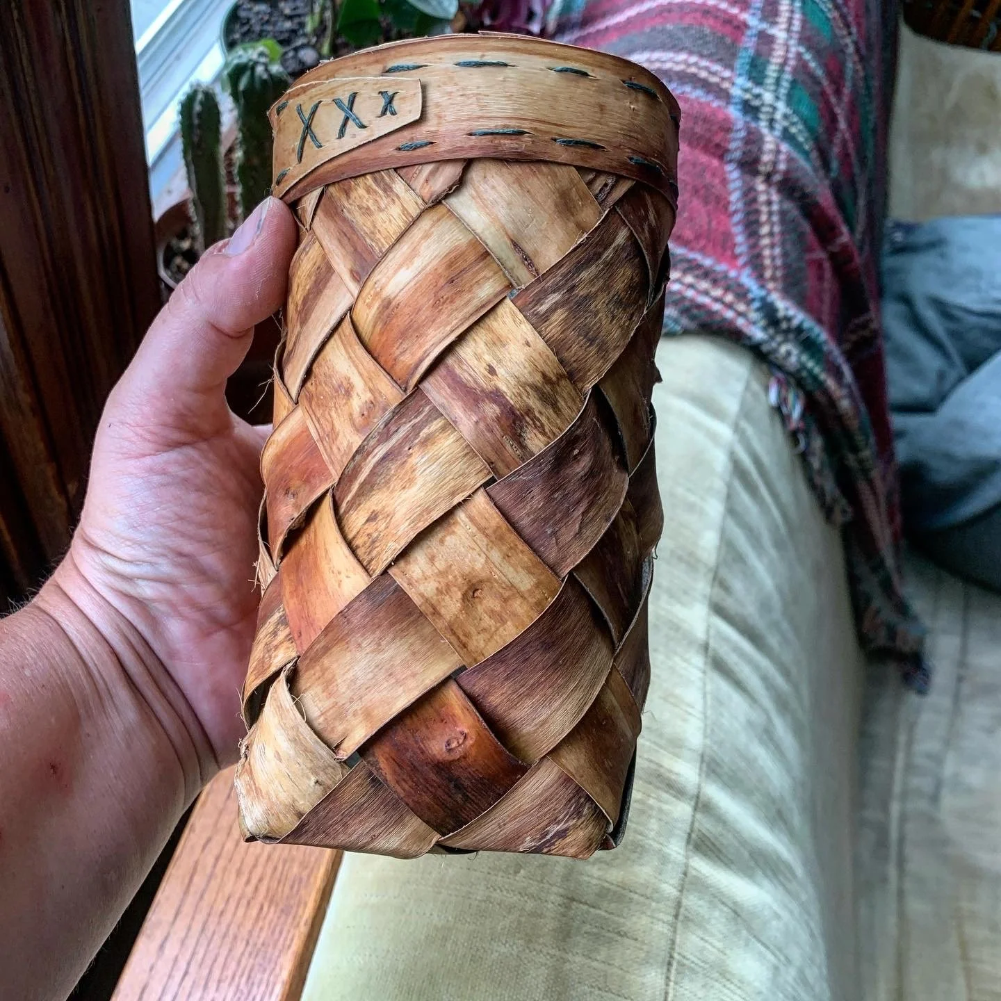 1st Willow Bark Basket