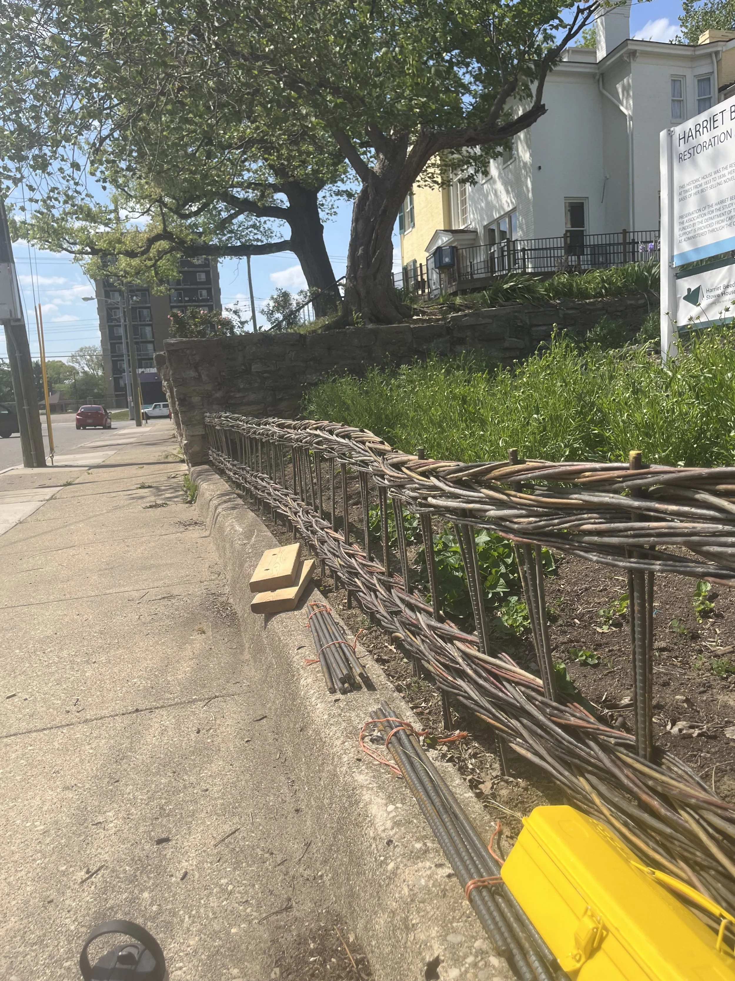 Prairie Garden Fence for Cincinnati’s Harriet Beecher Stowe House