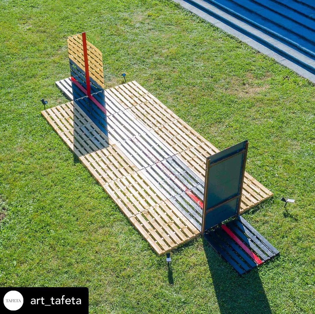 @art_tafeta Announcing @thearmoryshow  Offsite installation 
UNTITLED (AFH INSTALLATION)
BELLA ABZUG PARK
SEPTEMBER 9&ndash;DECEMBER 3
Artists: David Cavaliero and Niyi Olagunju
Presented by TAFETA (London) in partnership with NYC Parks and the Hudso