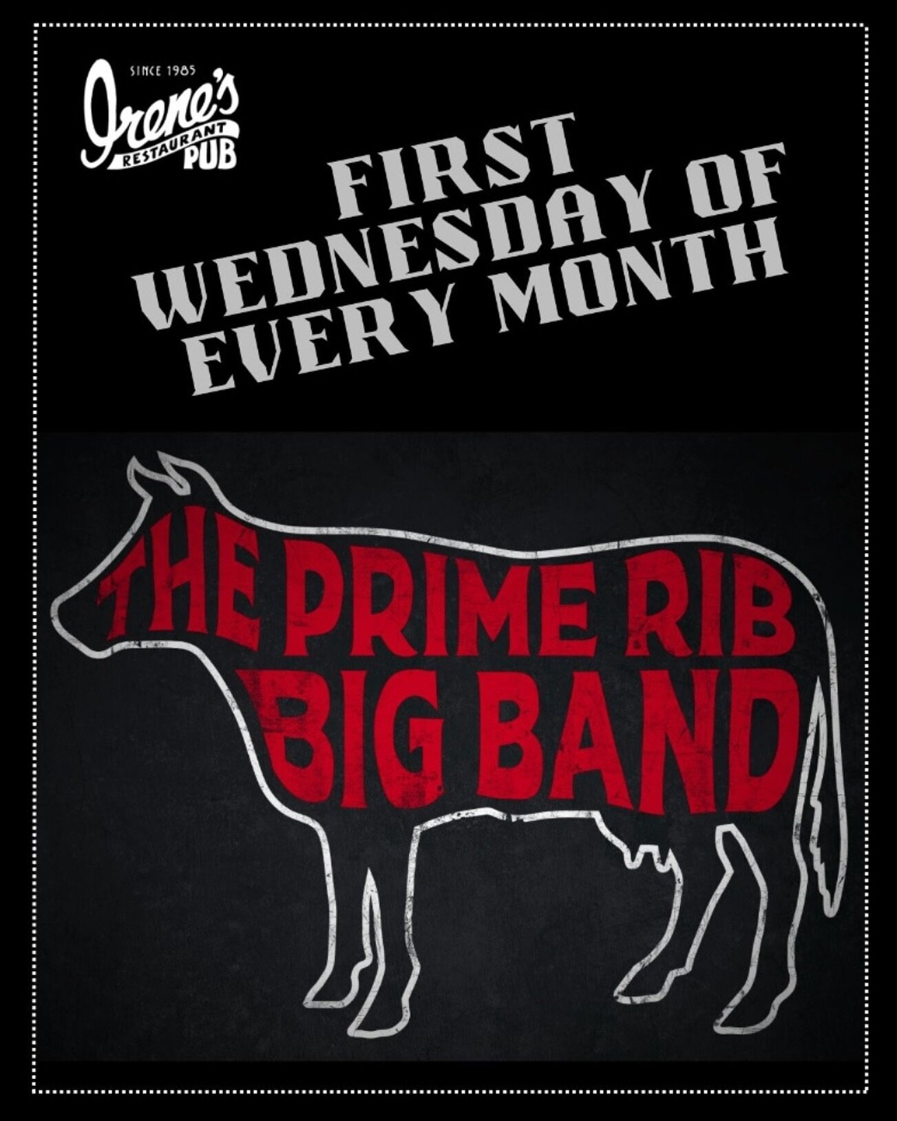 The prime Rib Big Band is back at Irene&rsquo;s Wednesday night !!! Grab your tickets in the link in bio. #primerib #bigband #livemusic #ottawamusic #livemusicottawa #ottmusic #irenespub