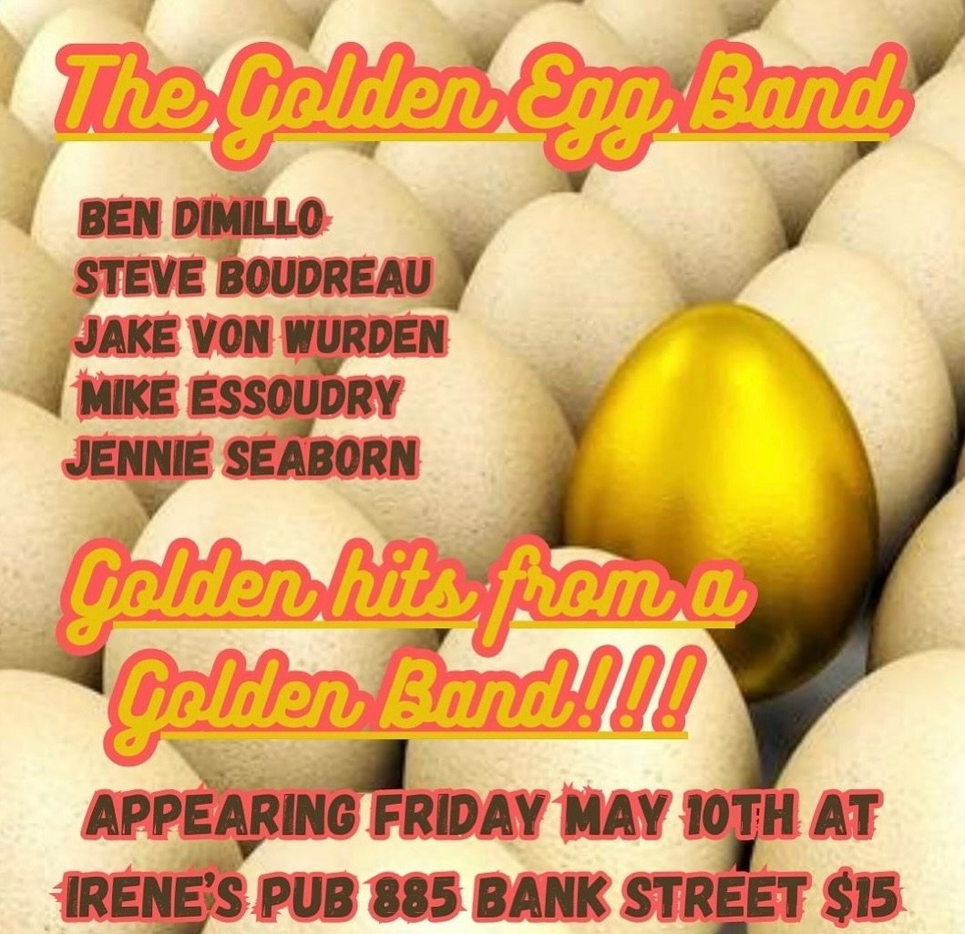 Friday night at Irene&rsquo;s, The Golden Egg Band is back ! Tickets available in the link in bio or at the door. #livemusic #ottawamusic #ottmusic #jazz #irenespub