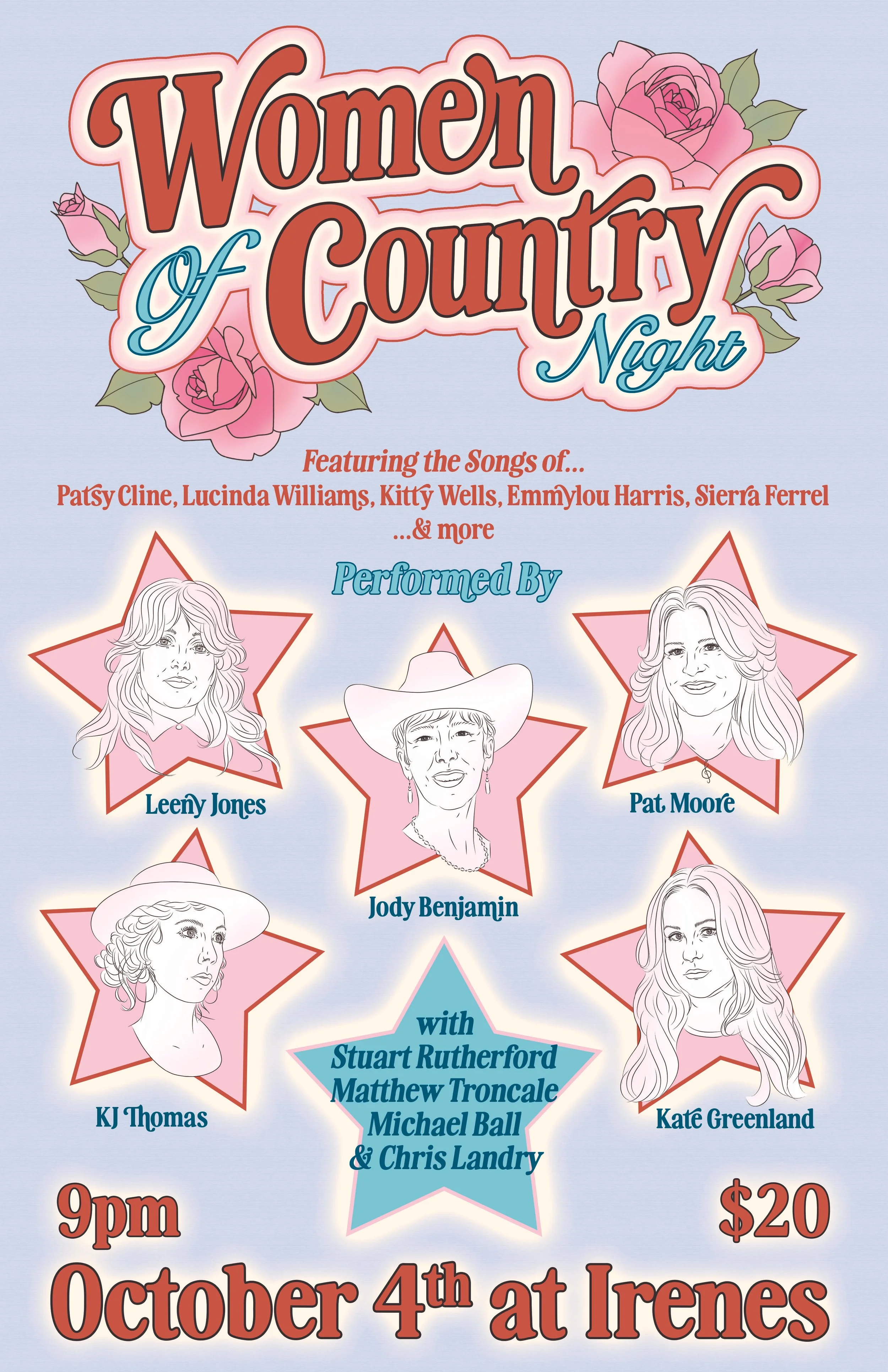 Women of Country Night with Special Guests Leeny Jones, Jody Benjamin, Pat Moore, KJ Thomas & Kate Greenland