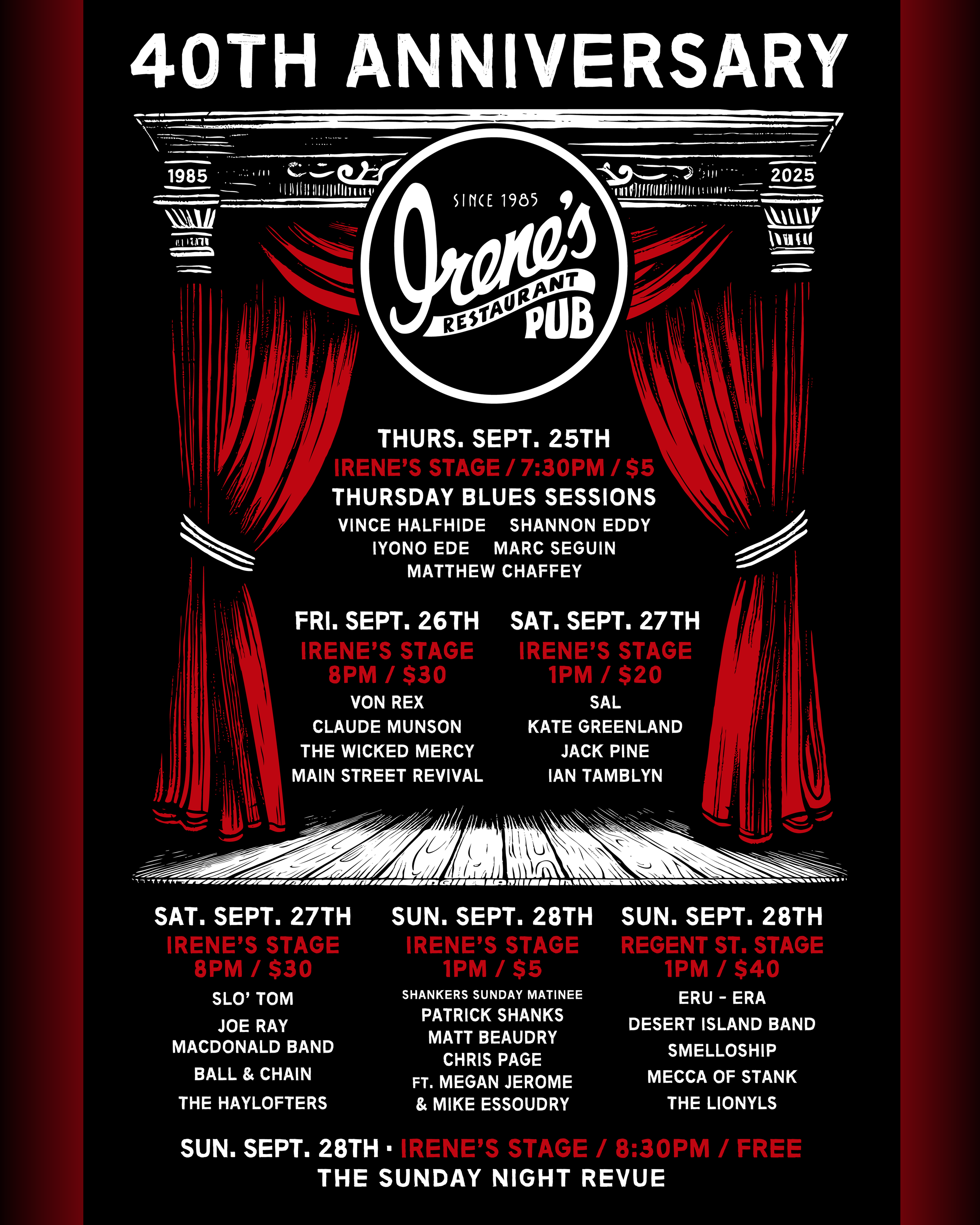 Irene’s 40th Anniversary Party ft. Ian Tamblyn, Jack Pine, Kate Greenland & Sal