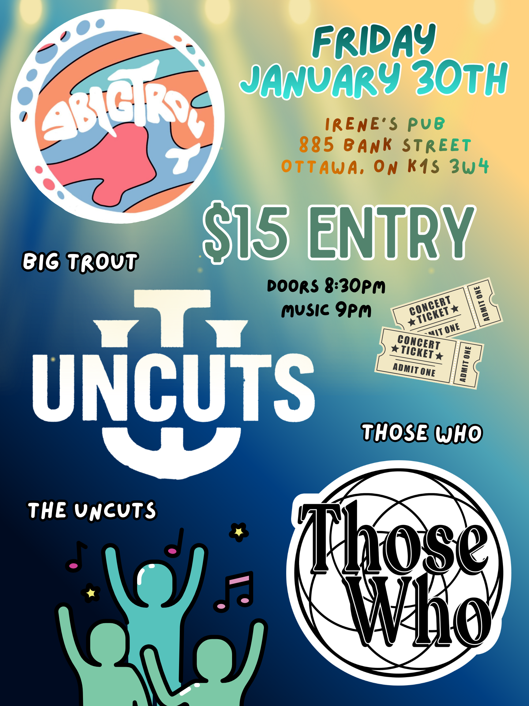 Those Who Album Release Party with Special Guests Big Trout &amp; The Uncuts