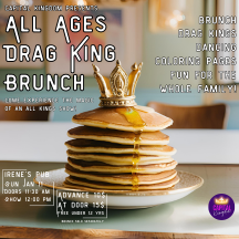 Capital Kingdom presents All Ages Drag King Brunch : January 2026 Edition