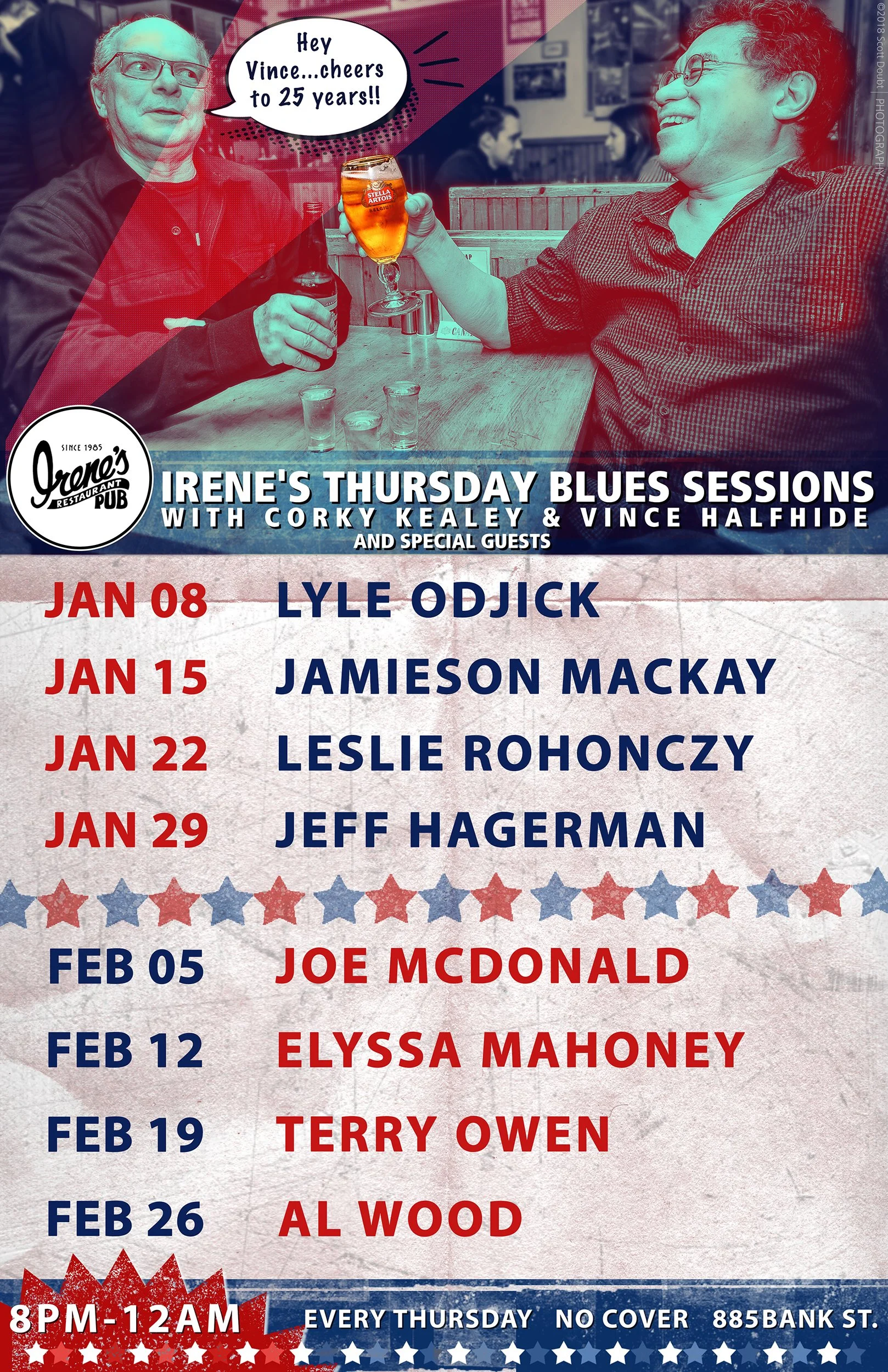Irene's Thursday Blues Sessions with Guest Host Jamieson Mackay