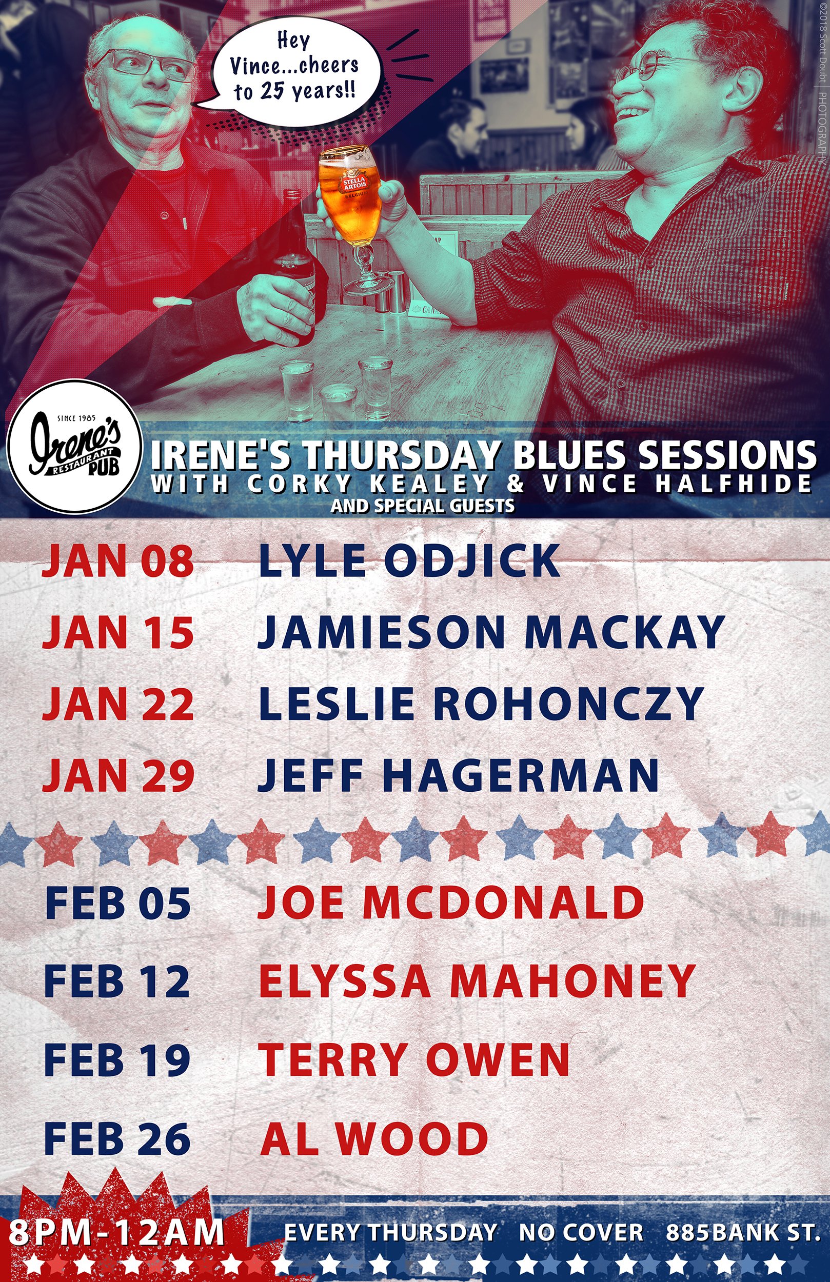 Irene's Thursday Blues Sessions with Guest Host Jeff Haggerman