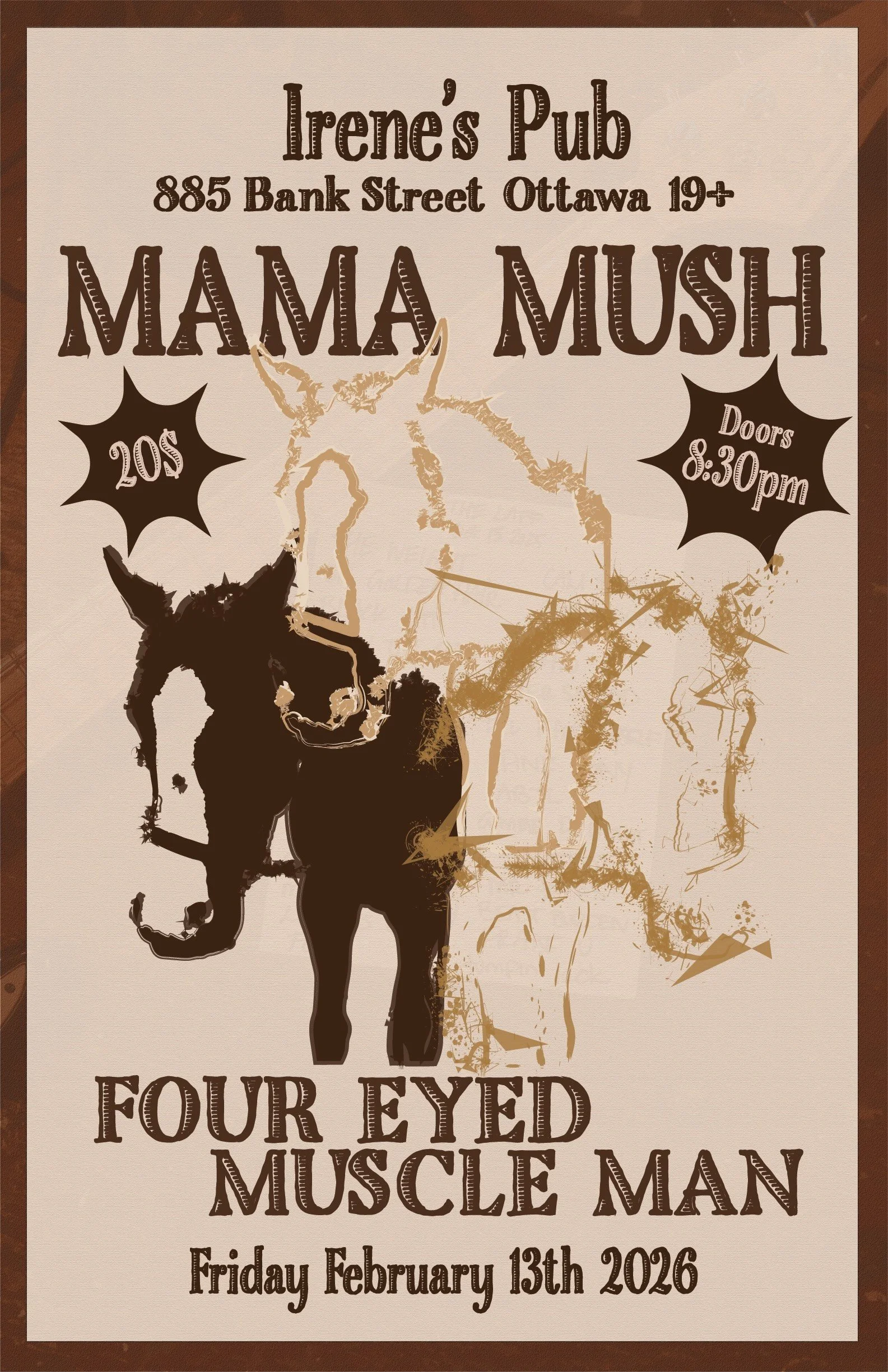 Mama Mush with Special Guest Four Eyed Muscle Man
