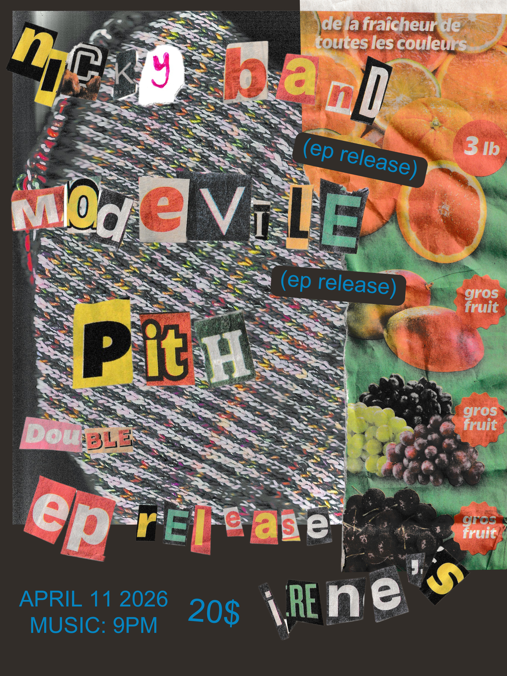 Modevile with Special Guests Pith &amp; Nicky Band