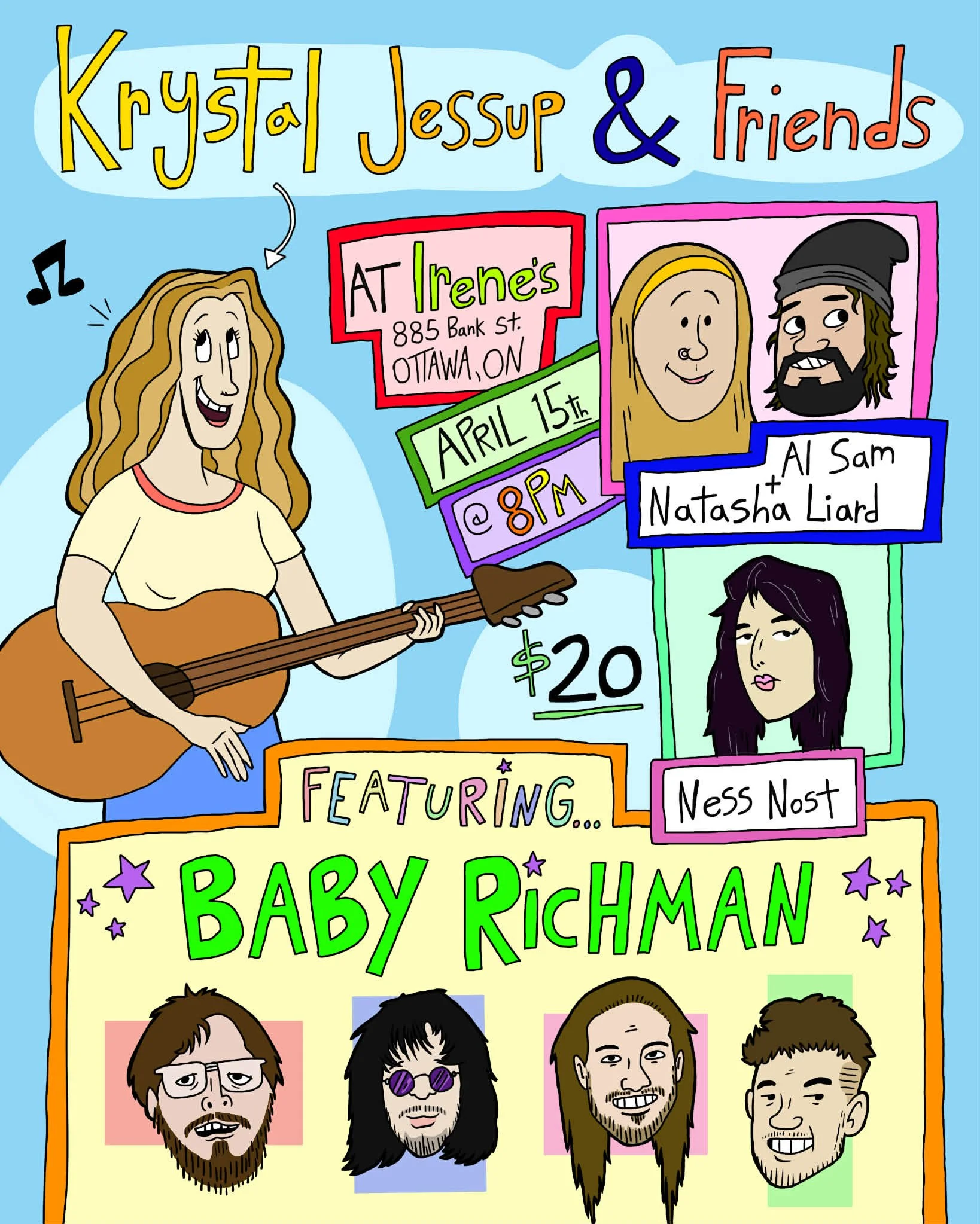 Krystal Jessup and Friends - Ness Nost, Al Sam and Natasha Liard featuring Baby Richman