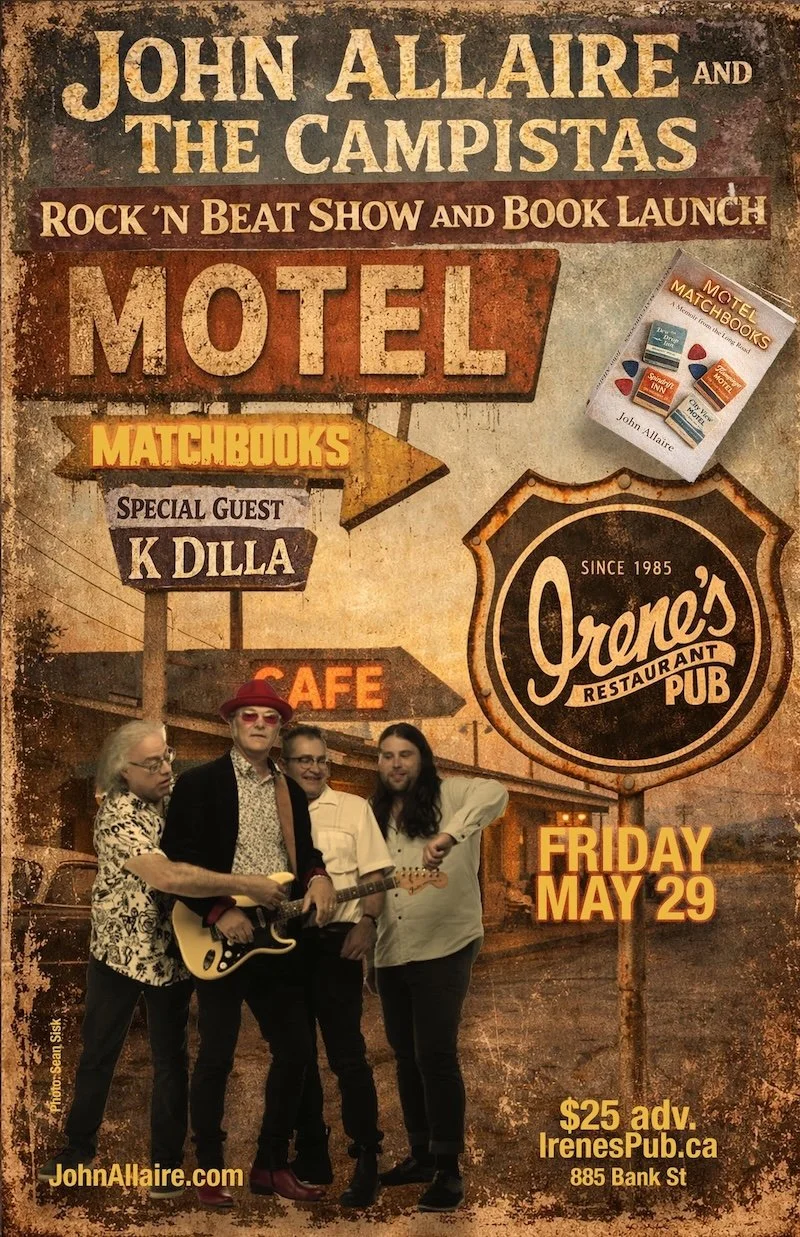 John Allaire and The Campistas with Special Guest K Dilla - Rock n’ Beat Show and Book Launch