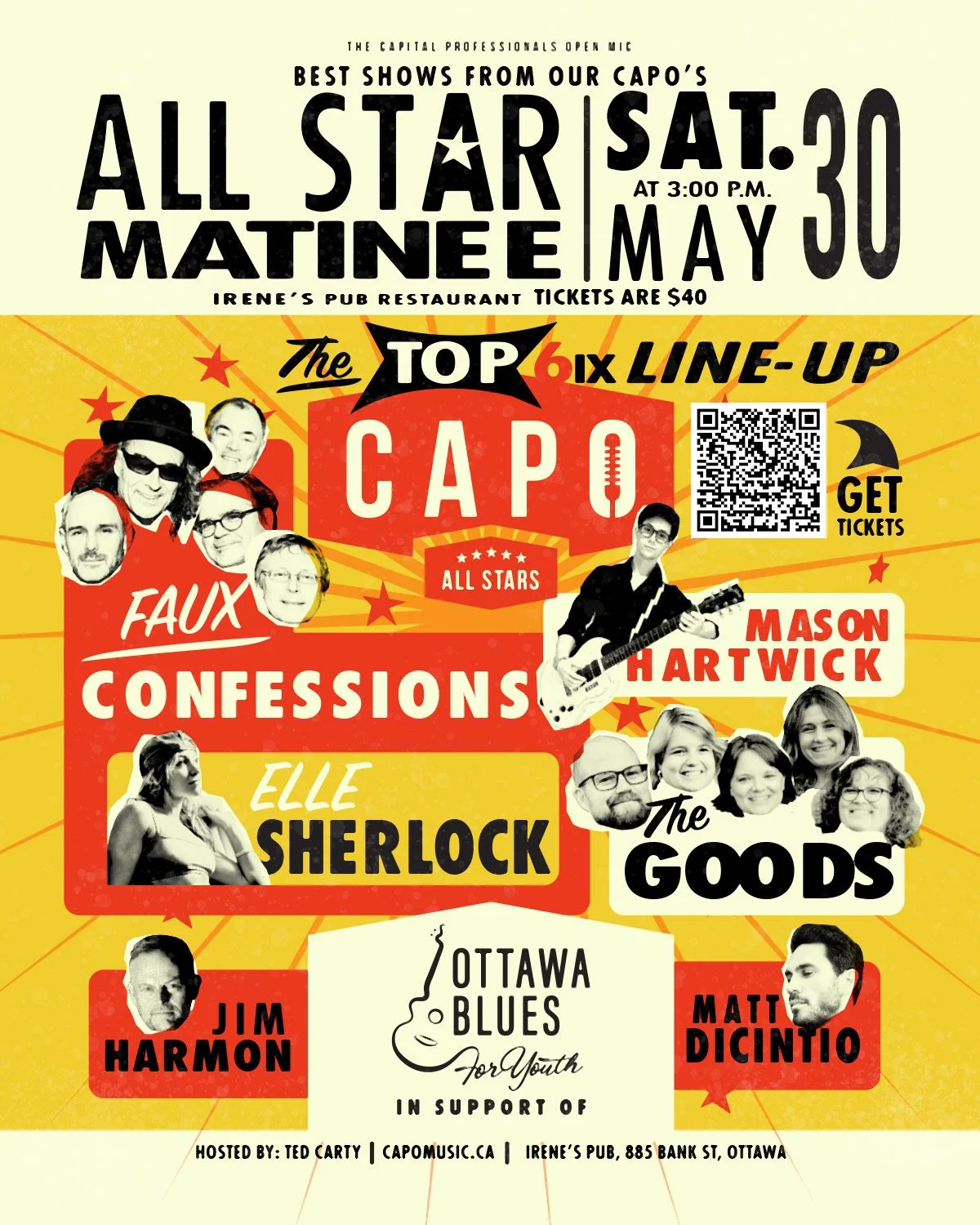 CAPO All-Stars Matinee in support of Ottawa Blues for Youth