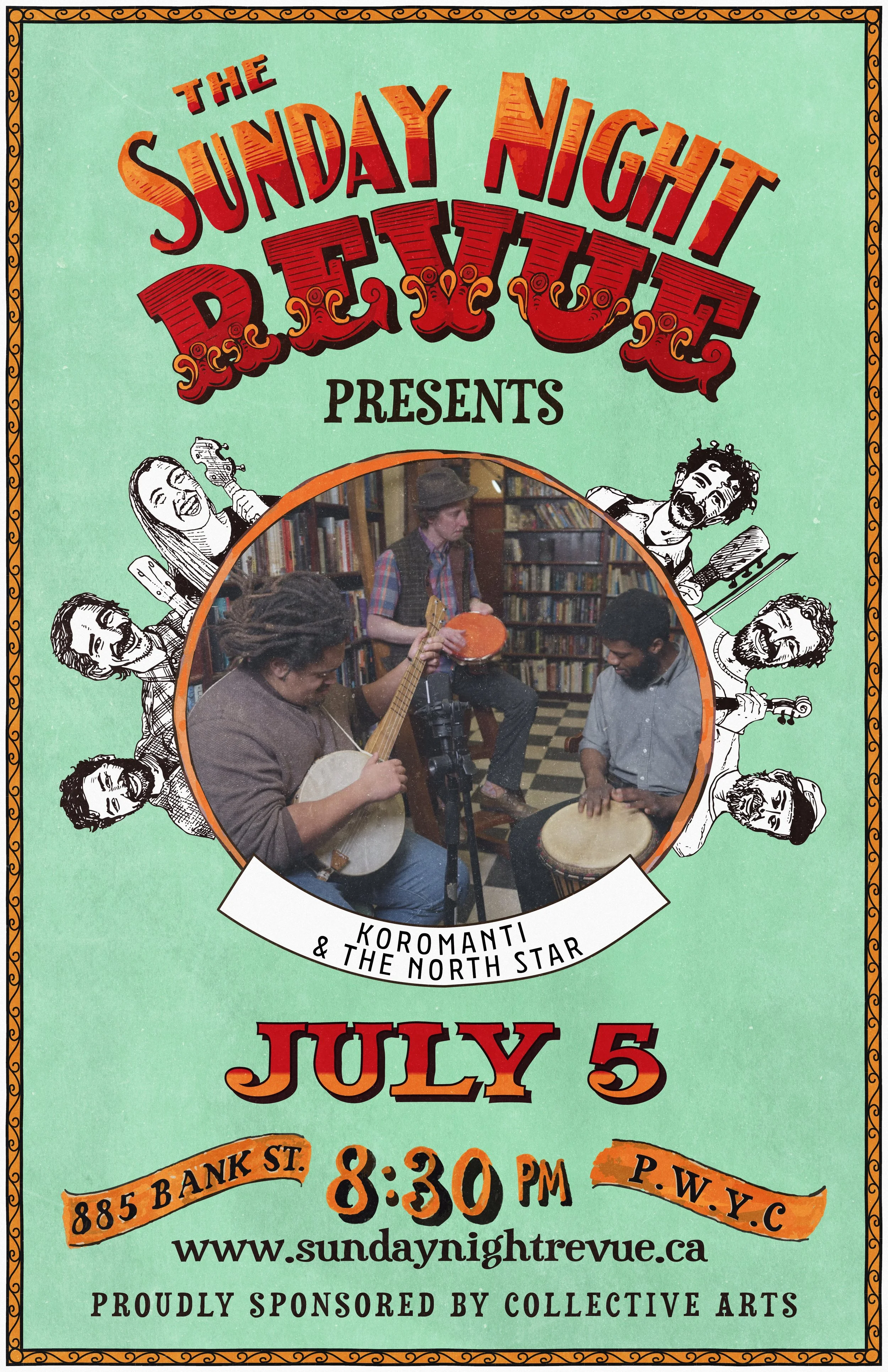 The Sunday Night Revue with Special Guests Koromanti &amp; The North Star