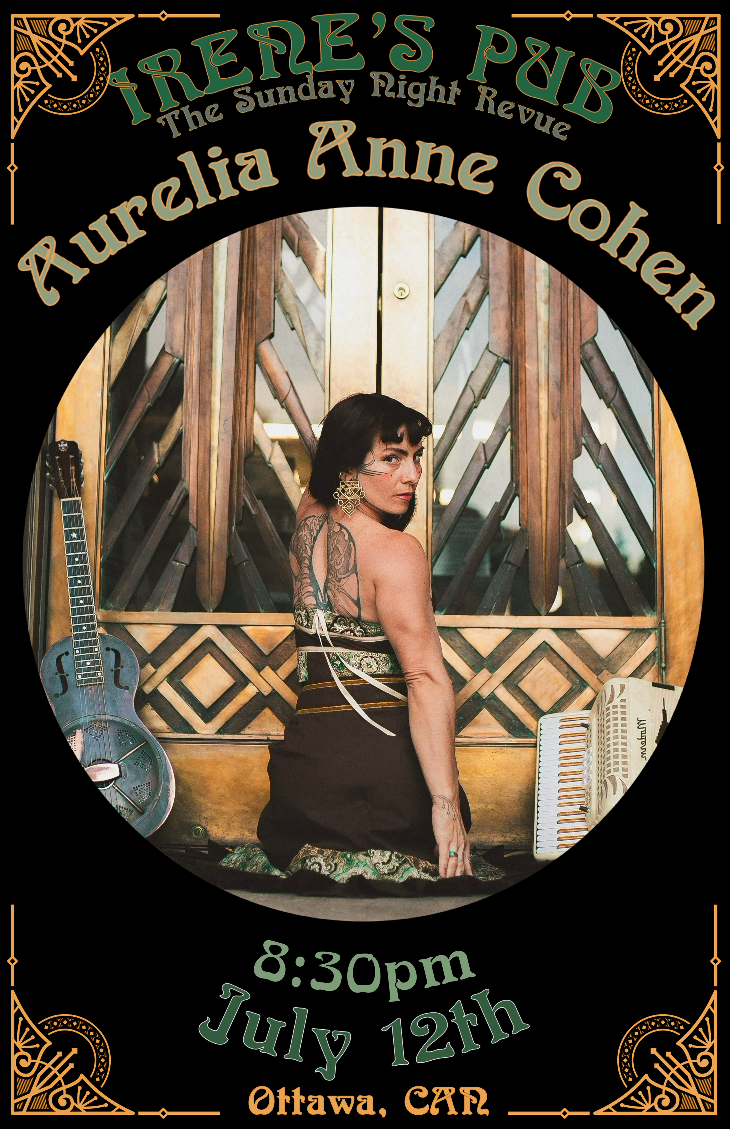 The Sunday Night Revue with Special Guest Aurelia Anne Cohen